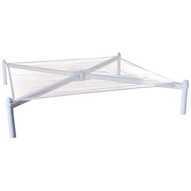 White STM1401000005 STORAGE MANIAC 2-Pack Stackable Mesh Sweater Drying-Rack